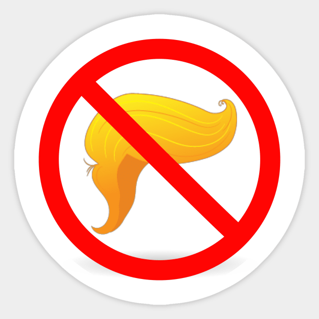 No trump. Sticker by Ofaltor